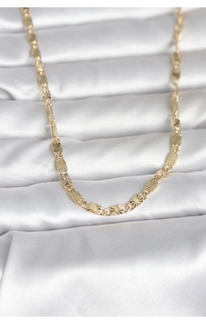 Northcity 14k Gold Rengi Lazer Model Kadın Kolye 45 Cm - Şık Ve Parlak Abiye Takıları Gold Renk