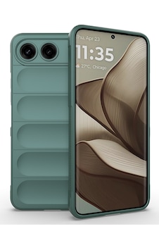 Tecno Spark 40 5g Kılıf Esnek Tpu Oyuklu Arka Yüzey Tasarımlı Zore Etnik Silikon Kapak - Koyu Yeşil Tecno Spark 40 5g Kılıf Esnek Tpu Oyuklu Arka Yüzey Tasarımlı Zore Etnik Silikon Kapak - Koyu Yeşil