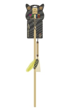 Cattie Matatabi İçerikli Kedi Oyuncağı Tüylü Olta 50cm Cattie Matatabi İçerikli Kedi Oyuncağı Tüylü Olta 50cm