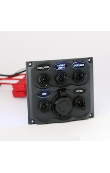 Sealux Switch Panel 5'Li Usb Soketli 100X110Mm Karavan Tekne Sealux Switch Panel 5'Li Usb Soketli 100X110Mm Karavan Tekne