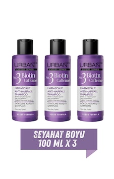 Urban Care Biotin & Caffeine Dökülme Karşıtı Şampuan 100 Ml X 3 Adet Dökülen Urban Care Biotin & Caffeine Dökülme Karşıtı Şampuan 100 Ml X 3 Adet Dökülen