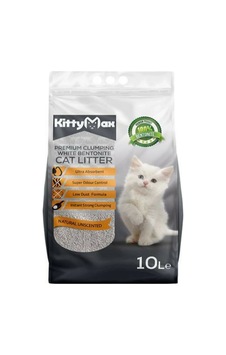 Kittymax Naturel Kokusuz İnce Topaklaşan Bentonit Kedi Kumu 10 L Kittymax Naturel Kokusuz İnce Topaklaşan Bentonit Kedi Kumu 10 L