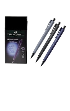 Faber-castell Econ Urban Versatil Uçlu Kalem 0.5 10 Adet 3 Renk Çok Renkli