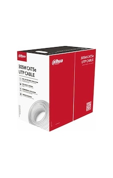 Dahua Dh-pfm920-6un Utp Dış Ortam Siyah Cat6 Bakır Kablo Pe Dahua Dh-pfm920-6un Utp Dış Ortam Siyah Cat6 Bakır Kablo Pe
