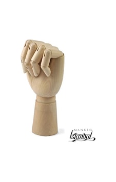 Ahşap Model Mankeni Sol El Bayan 25 Cm.