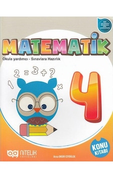 Nitelik Yayınları 4. Sınıf Matematik Konu Kitabı Nitelik Yayınları 4. Sınıf Matematik Konu Kitabı
