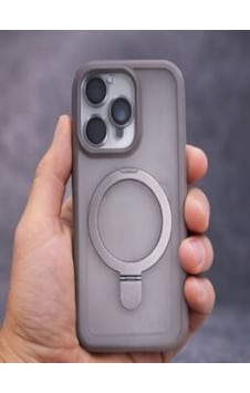 Mmc Trend Apple Uyumlu iPhone 15 Pro Max Lensli Telefon Kılıfı Gri
