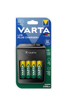 Varta 57687 LCD Pil Şarj Cihazı + Varta 2100 mAh Pil 4'lü Varta 57687 LCD Pil Şarj Cihazı + Varta 2100 mAh Pil 4'lü