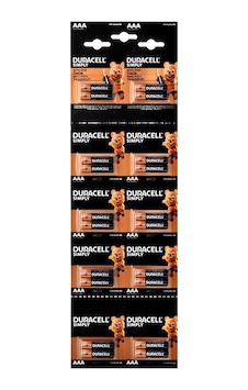 Duracell Aaa İnce Alkalin Pil 20'li Paket