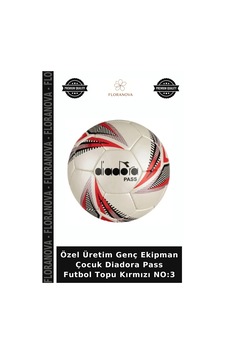 Özel Üretim Genç Ekipman Çocuk Diadora Pass Futbol Topu Kırmızı No:3 Özel Üretim Genç Ekipman Çocuk Diadora Pass Futbol Topu Kırmızı No:3