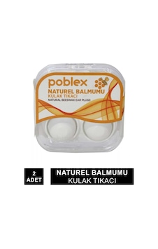 Poblex Nat. Balmumu Kulak Tıkacı 2 Li Poblex Nat. Balmumu Kulak Tıkacı 2 Li
