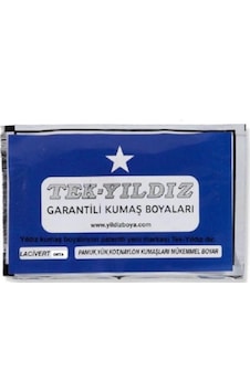 Tek Yıldız Kumaş Boyası Orta Lacivert Tek Yıldız Kumaş Boyası Orta Lacivert