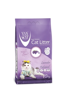 Vancat Lavanta Kokulu İnce Taneli Bentonit Kedi Kumu 10 KG Vancat Lavanta Kokulu İnce Taneli Bentonit Kedi Kumu 10 KG