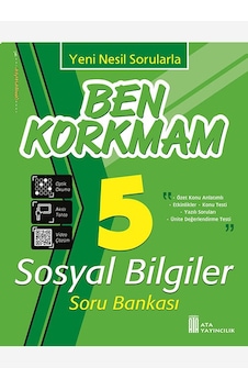 Ata Yayıncılık 5. Sınıf Ben Korkmam Sosyal Bilgiler Soru Bankas Ata Yayıncılık 5. Sınıf Ben Korkmam Sosyal Bilgiler Soru Bankas