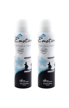 Emotion Invisible Fresh Kadın Sprey Deodorant 2 x 150 ML Emotion Invisible Fresh Kadın Sprey Deodorant 2 x 150 ML