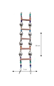 Boncuklu Köprü Kuş Merdiven 38cm Boncuklu Köprü Kuş Merdiven 38cm