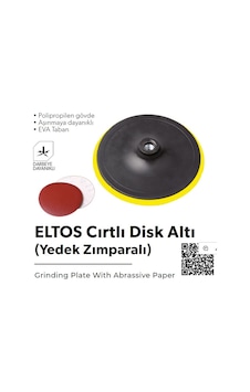 Eltos Cırtlı Disk Altı 180mm Yedek Zımparalı Eltos Cırtlı Disk Altı 180mm Yedek Zımparalı