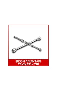 Bijon Anahtarı İşler Pres 4 Kollu Takmatik Tip - Çantalı