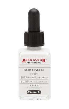 Schmincke Aero Color Super Opak Beyaz 101 Mürekkep 28ml