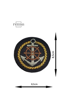 Ütü Ile Yapışan Arma - Yama - Patch - Çapa Denizci Modeli 8,5cm X 8,5cm - 518646988 Ütü Ile Yapışan Arma - Yama - Patch - Çapa Denizci Modeli 8,5cm X 8,5cm - 518646988