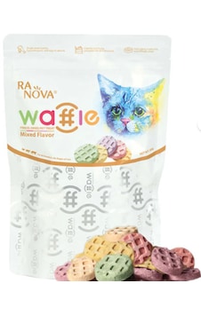 Ranova Dondurularak Kurutulmuş Etli Waffle Kedi Ödülü 60 Gr Ranova Dondurularak Kurutulmuş Etli Waffle Kedi Ödülü 60 Gr