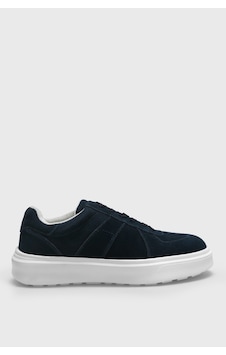 Lufian Jaques Erkek Deri Sneaker Ayakkabı Lacivert 01-lacivert