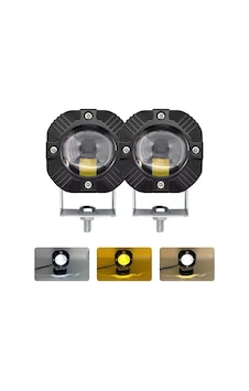 Offroad sis lambası 40w beyaz-amber çakarlı 12-30v / LASS294