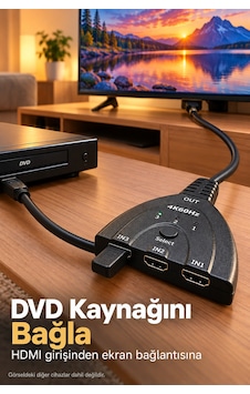 Hdmı Switch 2.0 Ve 3d Format Destekli - Lisinya Hdmı Switch 2.0 Ve 3d Format Destekli - Lisinya