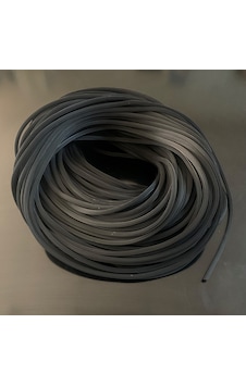 Tusem Siyah Sineklik Fitil Contası 20 Metre 4.5 Mm