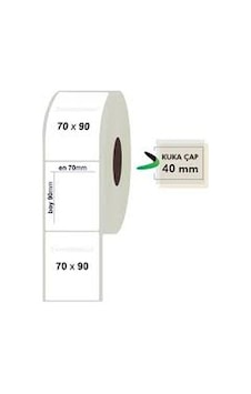 70x90 barkod etiket 500 sarım eko termal