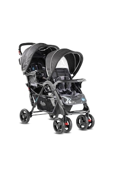 Babyhope P-738 İkiz Puset Siyah Füme