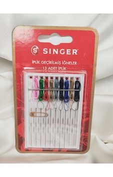 Singer İplik Geçirilmiş Dikiş İğnesi Seti - 13 Renk İplik 200-59 Singer İplik Geçirilmiş Dikiş İğnesi Seti - 13 Renk İplik 200-59