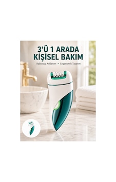 Çok Fonksiyonlu Epilatör 600mah 90 Dakika Kullanım Led Metal Başlık Su Geçirmez Yeni Nesil - Çok Fonksiyonlu Epilatör 600mah 90 Dakika Kullanım Led Metal Başlık Su Geçirmez Yeni Nesil -