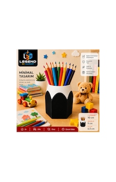 Kurşun Kalem Tasarımlı Renkli Masaüstü Düzenleyici 3d Baskı Çocuklar İçin Eğlenceli Masaüstü Organizer Siyah Kurşun Kalem Tasarımlı Renkli Masaüstü Düzenleyici 3d Baskı Çocuklar İçin Eğlenceli Masaüstü Organizer Siyah