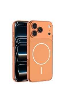 Zore İphone 16 Pro Max Kılıf Nvth M-safe Şarj Özellikli Kamera Korumalı Spark Kapak - Turuncu Zore İphone 16 Pro Max Kılıf Nvth M-safe Şarj Özellikli Kamera Korumalı Spark Kapak - Turuncu