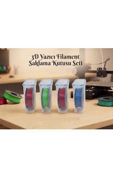 3d Yazıcı Filament Saklama Kabı Seti Hava Sızdırmaz Contalı 4.5 Lt 4'lü Set Mab-179 3d Yazıcı Filament Saklama Kabı Seti Hava Sızdırmaz Contalı 4.5 Lt 4'lü Set Mab-179