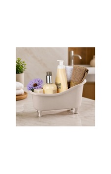 Emilahome Banyo Düzenleyici Dekoratif Mini Küvet Bej - 873336030 Bej