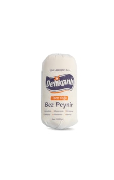 Delikanlı Tam Yağlı Bez Tulum Peynir 1 KG Delikanlı Tam Yağlı Bez Tulum Peynir 1 KG