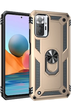 Teleplus Xiaomi Redmi Note 10 Pro Kılıf Vega Tank Standlı Yüzüklü Mıknatıslı