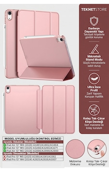 Ipad Air 13" M4 M3 M2 Uyumlu Kılıf Ultra İnce Akıllı Uyku Modlu Standlı Zarif Koruyucu Kapak Kapaklı Kılıf Ipad Air 13" M4 M3 M2 Uyumlu Kılıf Ultra İnce Akıllı Uyku Modlu Standlı Zarif Koruyucu Kapak Kapaklı Kılıf