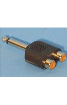 Uptech Kj76 6.3 Mono Erkek Rca Dd Çevirici Çiftli Jak Uptech Kj76 6.3 Mono Erkek Rca Dd Çevirici Çiftli Jak