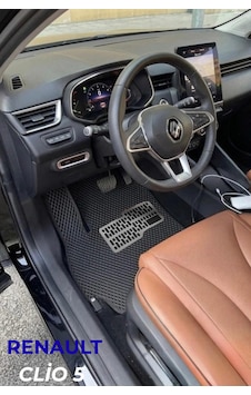 Renault Clio 5 Premium Hücreli Eva Paspas-siyah