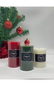 Tabsecret Candle Christmas Series Aromalı 3'Lü Mum Seti Tabsecret Candle Christmas Series Aromalı 3'Lü Mum Seti