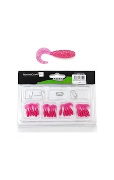 Naniwaosakashi Spider 2.5cm Orak Kuyruk 20 Silikon + 10 İğne Lrf Yem Seti Pink Naniwaosakashi Spider 2.5cm Orak Kuyruk 20 Silikon + 10 İğne Lrf Yem Seti Pink
