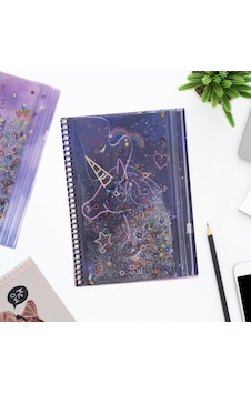 Vukı Sulu Kapaklı A5 Defter Unıcorn Vk-0109-01