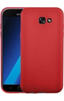 Galaxy A5 2017 İle Uyumlu Silikon Kılıf Kırmızı Galaxy A5 2017 İle Uyumlu Silikon Kılıf Kırmızı