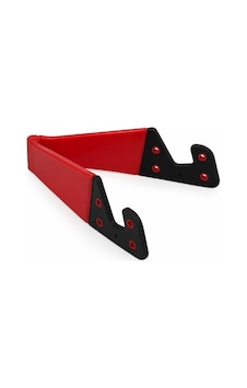Telefon Tablet Standı V Model Kırmızı Ayarlanabilir Akrilik Stand Telefon Tablet Standı V Model Kırmızı Ayarlanabilir Akrilik Stand