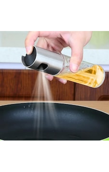 Fethiye Toptan Sprey Yağlık Spreyli Cam Şişe Yağdanlık, Yağ, Sirke Ve Limon Püskürtücü, 100 Ml, Asorti Diğer