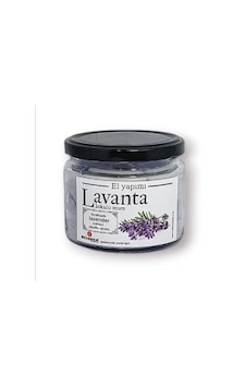 Fitilli Kokulu Kavanoz Mum Lavanta Beyaz Fitilli Kokulu Kavanoz Mum Lavanta Beyaz