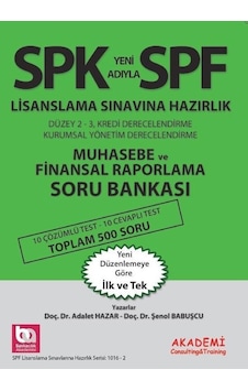 Muhasebe ve Finansal Raporlama Soru Bankası Muhasebe ve Finansal Raporlama Soru Bankası